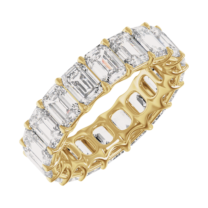 14K Gold 9 1/3 CTW Natural Diamond Low Profile Eternity Band