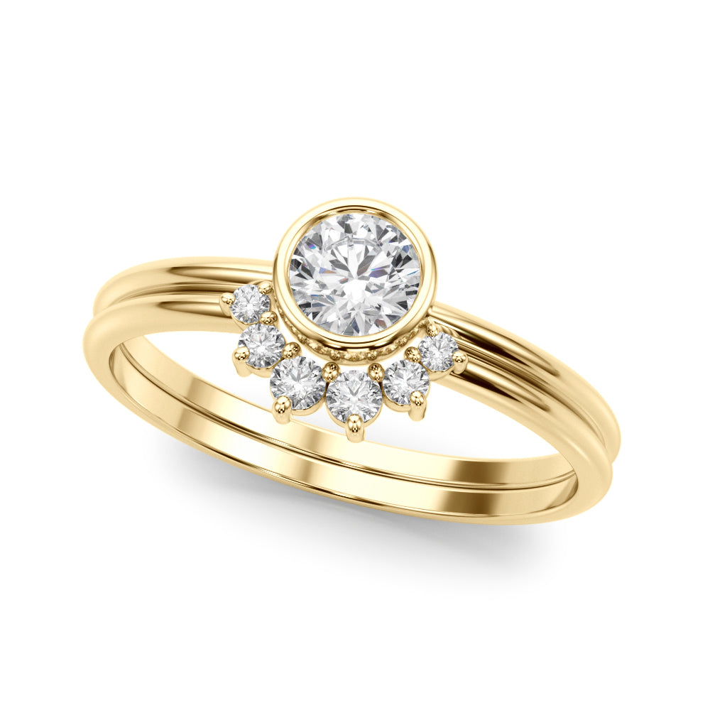 LAB GROWN DIAMOND FASHION RING ROUND