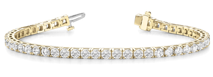18K Yellow Gold 10 1/4 ct tw Fashion Diamond Bracelet
