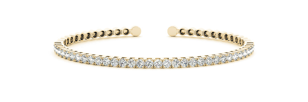 14K Yellow Gold 1 ct tw Fashion Diamond Bracelet