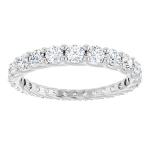 14K Gold 1 1/3 CTW Natural Diamond Graduated Eternity Band