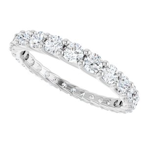 14K Gold 1 1/3 CTW Natural Diamond Graduated Eternity Band