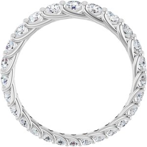 14K Gold 1 1/3 CTW Natural Diamond Graduated Eternity Band