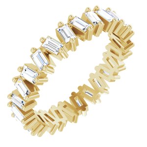 14K Gold 7/8 CTW Natural Diamond Eternity Band
