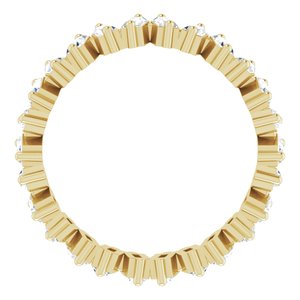 14K Gold 7/8 CTW Natural Diamond Eternity Band