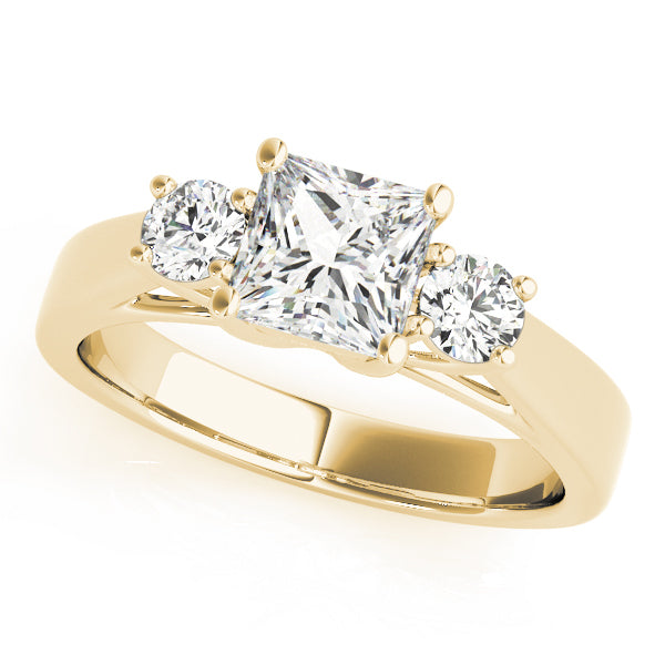 ENGAGEMENT RINGS 3 STONE PRINCESS