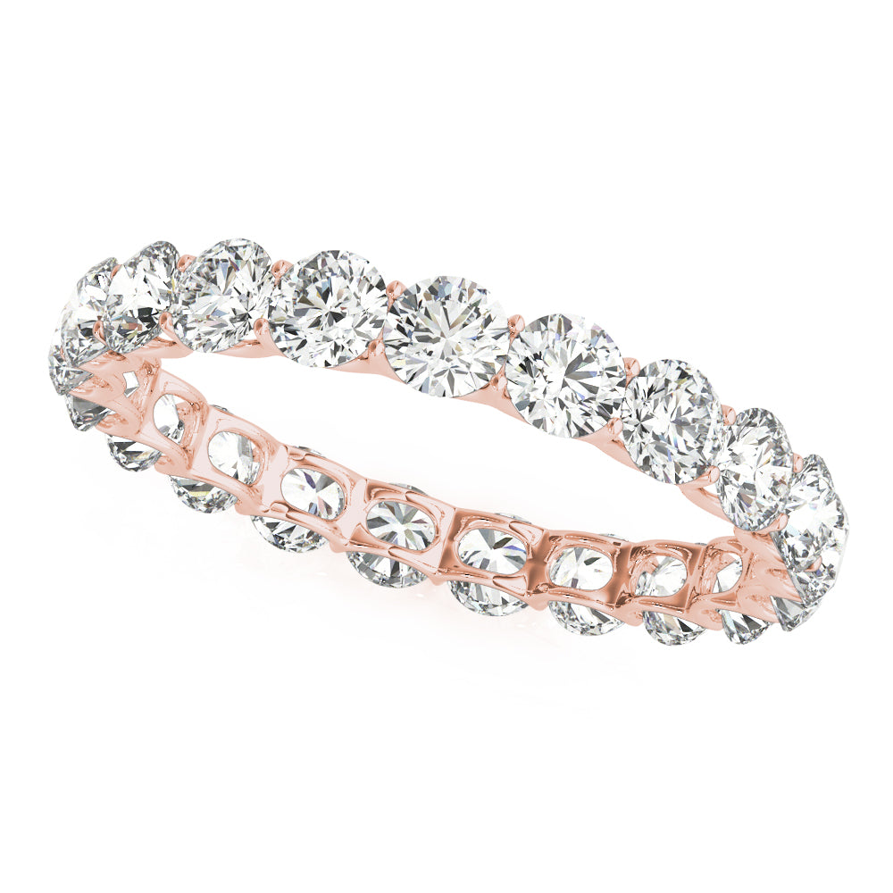 U PRONG ETERNITY WEDDING BAND