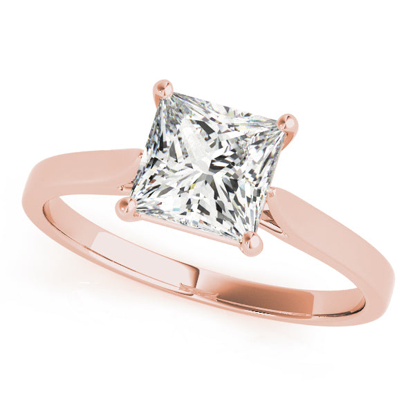 PRINCESS CUT SOLITAIRE ENGAGEMENT RING