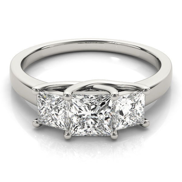 ENGAGEMENT RINGS 3 STONE PRINCESS