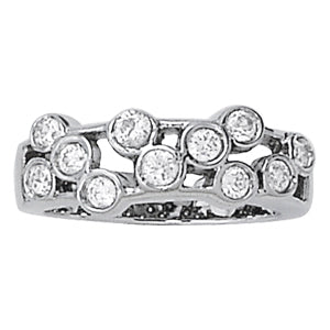 14K White Gold 1 ct tw Fashion Diamond Ring