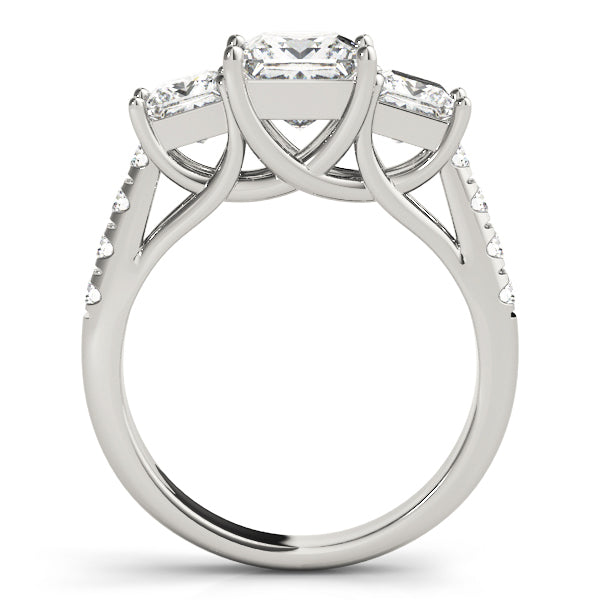 ENGAGEMENT RINGS 3 STONE PRINCESS