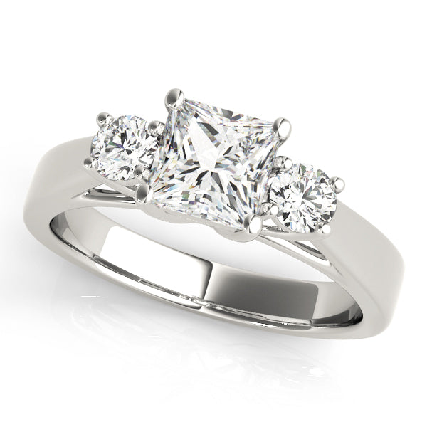 ENGAGEMENT RINGS 3 STONE PRINCESS