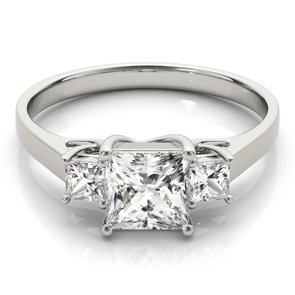 ENGAGEMENT RINGS 3 STONE PRINCESS