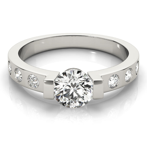 ENGAGEMENT RINGS SINGLE ROW PRONG SET