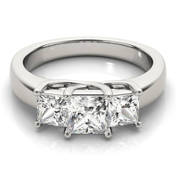 ENGAGEMENT RINGS 3 STONE PRINCESS