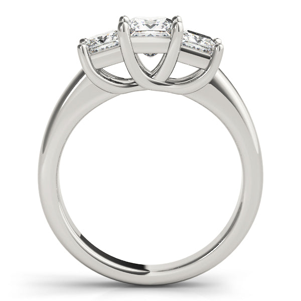 ENGAGEMENT RINGS 3 STONE PRINCESS