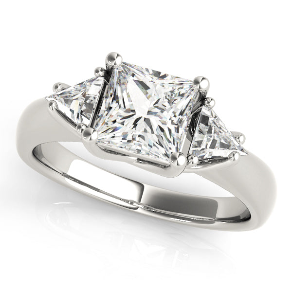 ENGAGEMENT RINGS 3 STONE PRINCESS