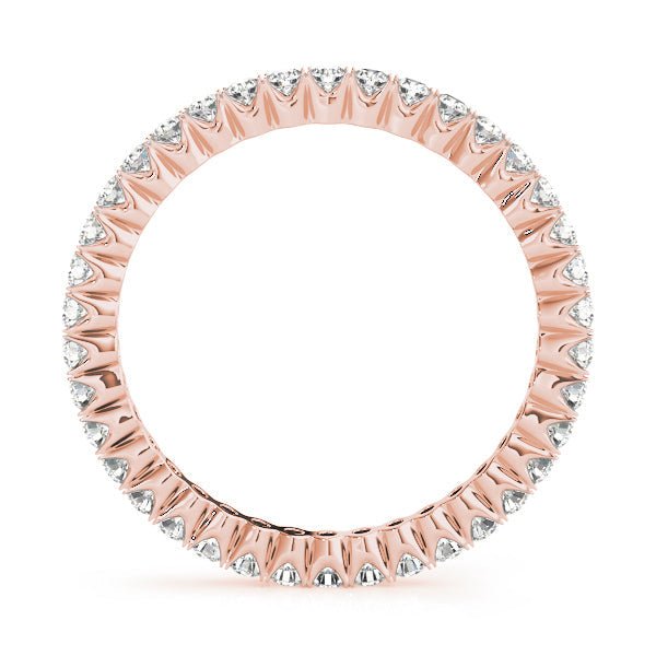 14K Rose Gold 1/4 ct tw Diamond Wedding Ring