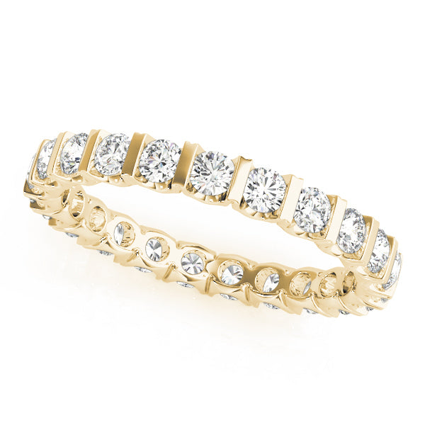14K Yellow Gold 1 ct tw Diamond Wedding Ring