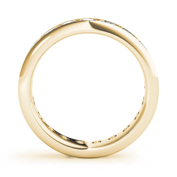 14K Yellow Gold 7/8 ct tw Diamond Wedding Ring