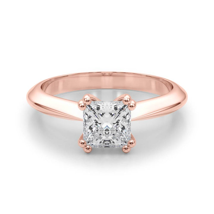 DOUBLE PRONG CUSHION ENGAGEMENT RING