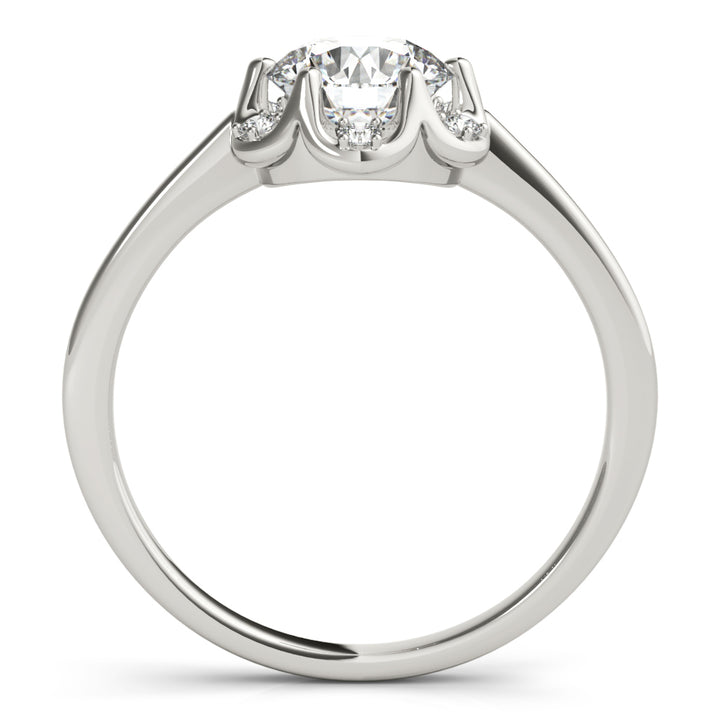 ENGAGEMENT RINGS ROUND CENTER