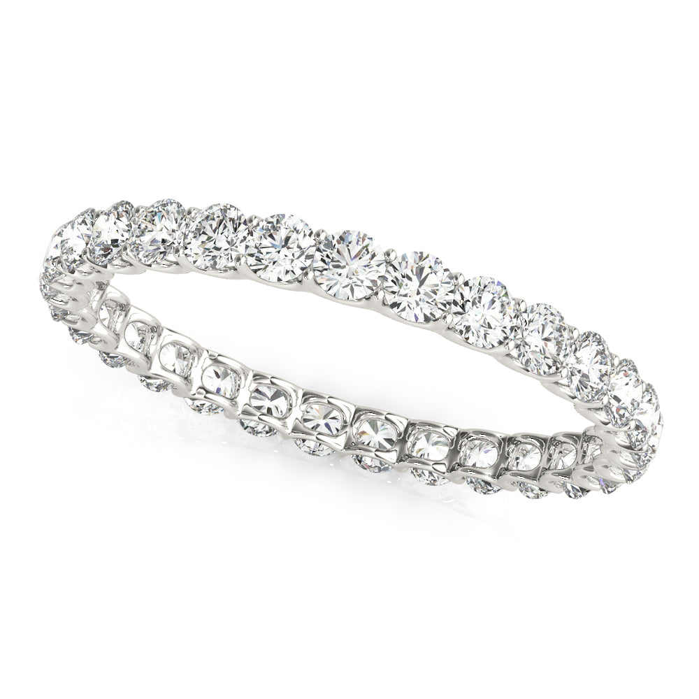 18K White Gold 3/4 ct tw Diamond Wedding Ring