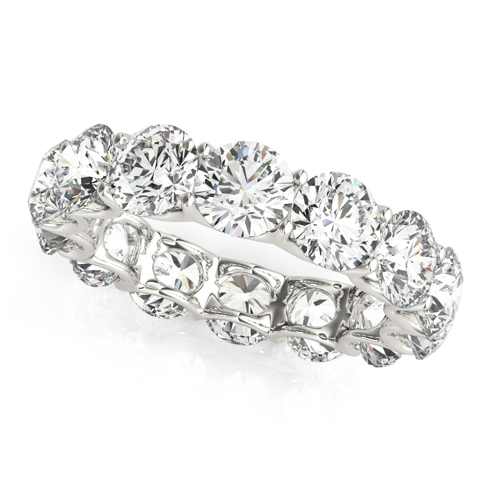 U PRONG ETERNITY WEDDING BAND