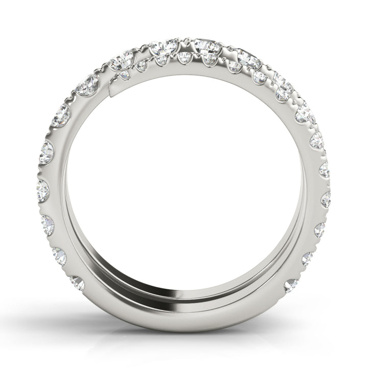 DIAMOND SPLIT SHANK SWIRL BAND STYLE # 85239