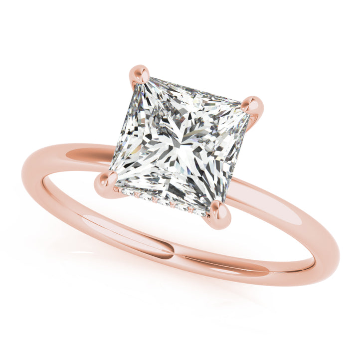 ENGAGEMENT RING PRINCESS CUT CENTER