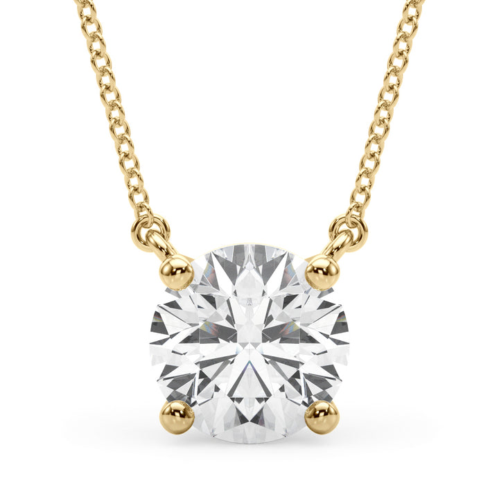 ROUND SOLITAIRE PENDANT