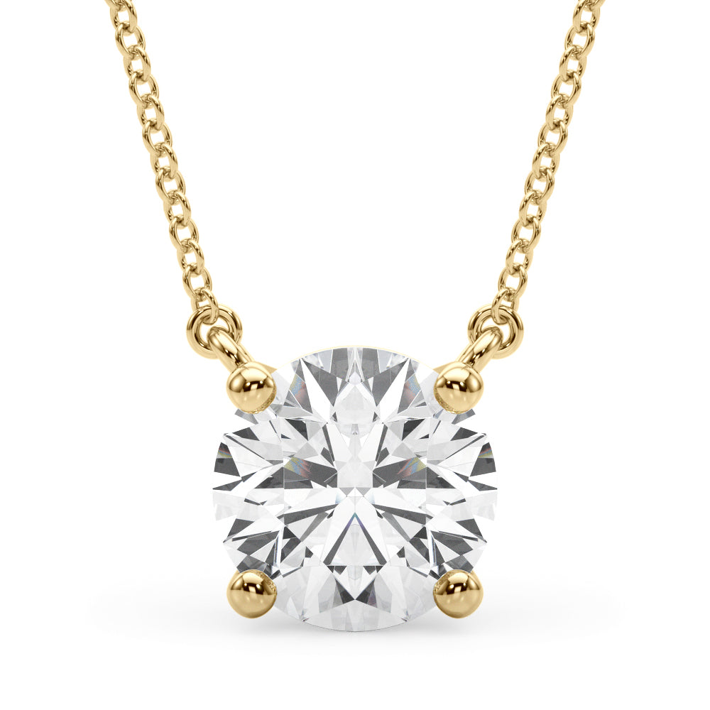 ROUND SOLITAIRE PENDANT