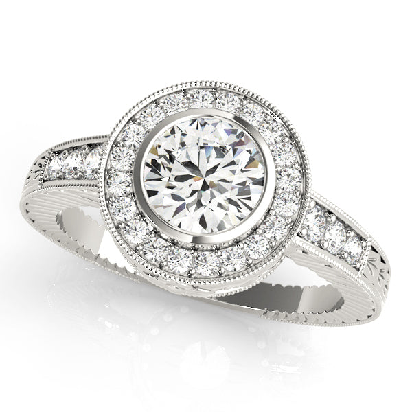 ENGAGEMENT RINGS HALO ROUND