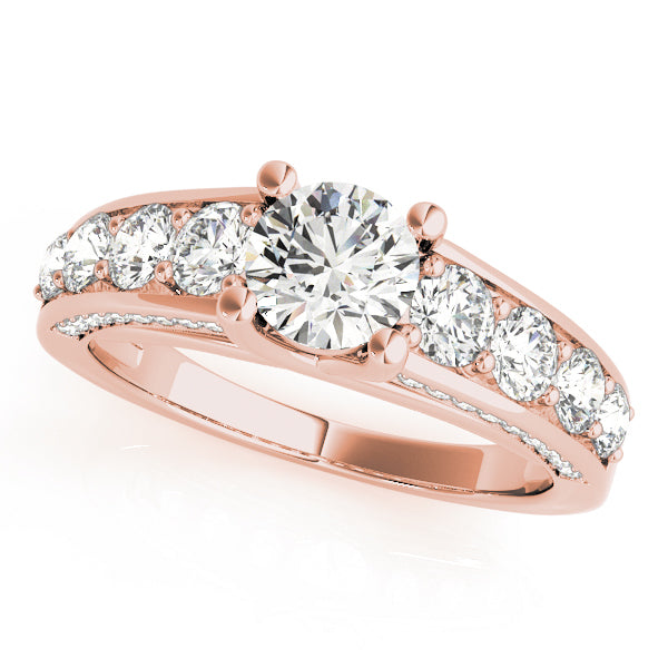 Trellis Diamond Engagement Ring