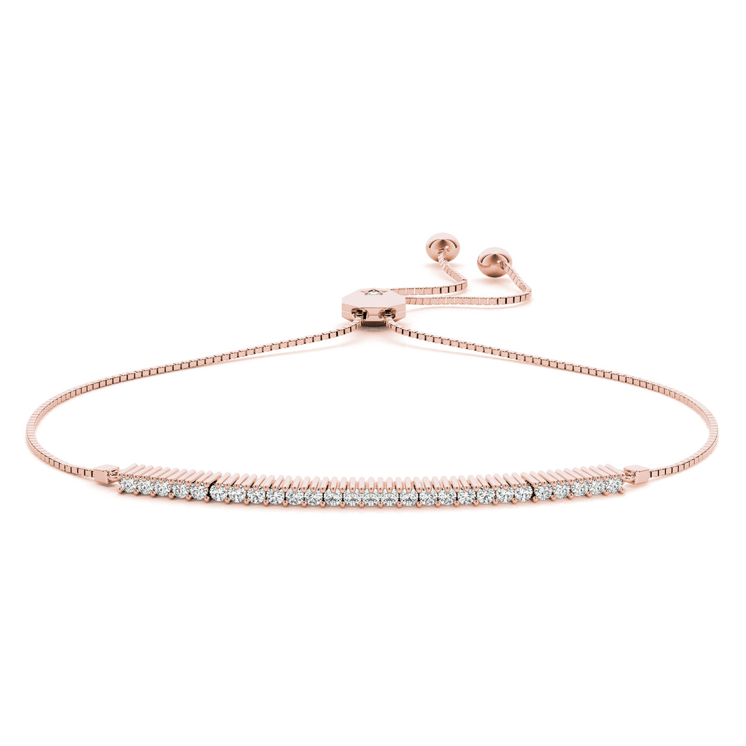 14KW DIAMOND ADJUSTABLE BRACELET