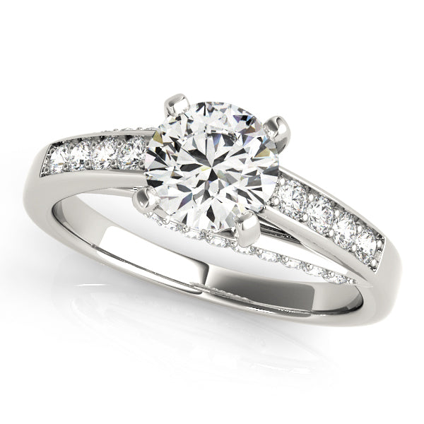 ENGAGEMENT RINGS SINGLE ROW PRONG SET