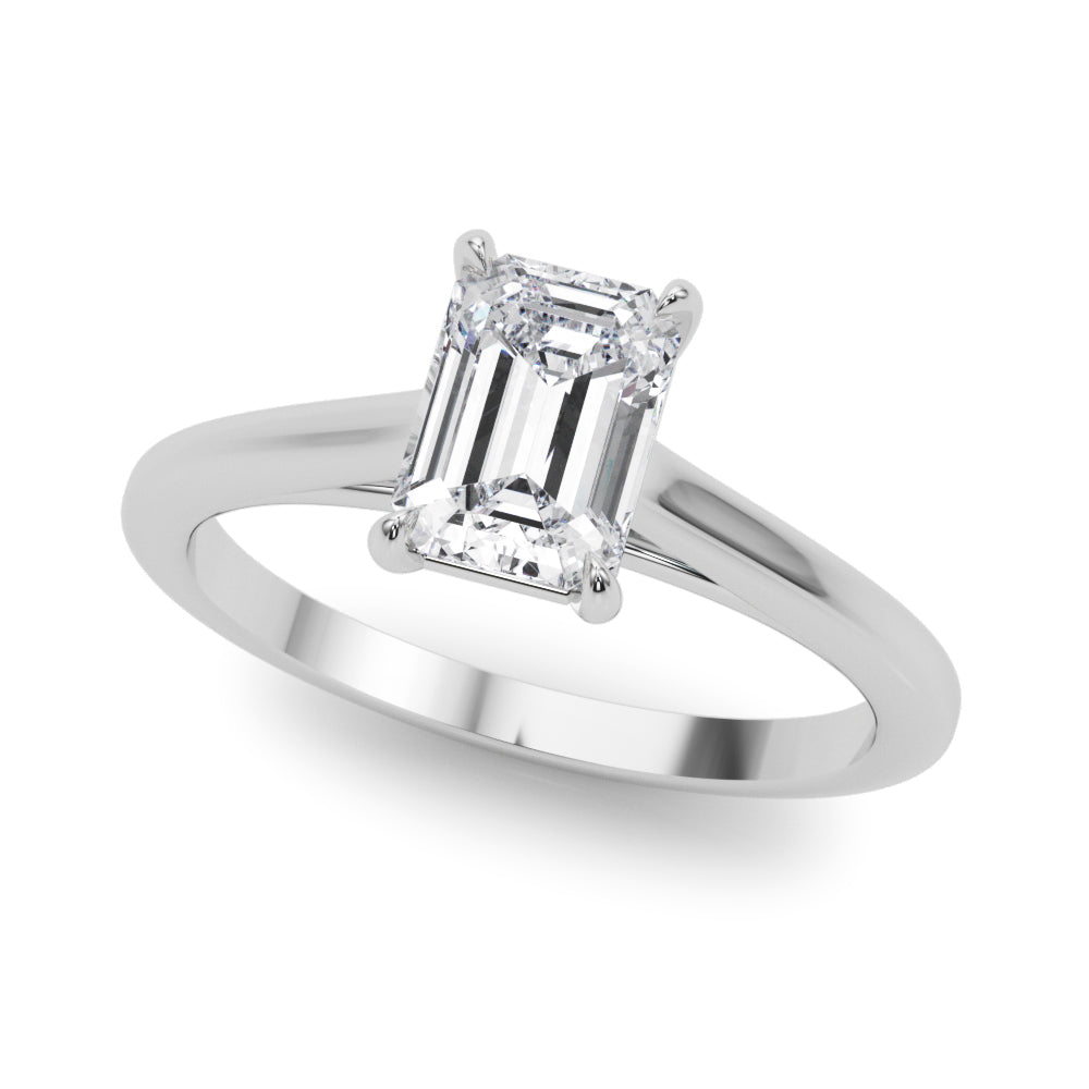 SOLITAIRE EMERALD CUT