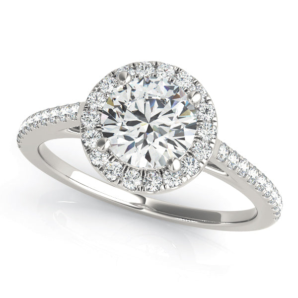 ROUND HALO ENGAGEMENT RING