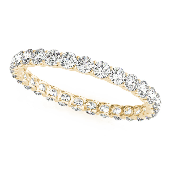 U PRONG ETERNITY WEDDING BAND