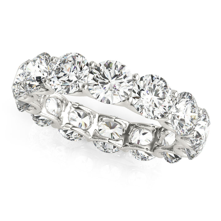 U PRONG ETERNITY WEDDING BAND