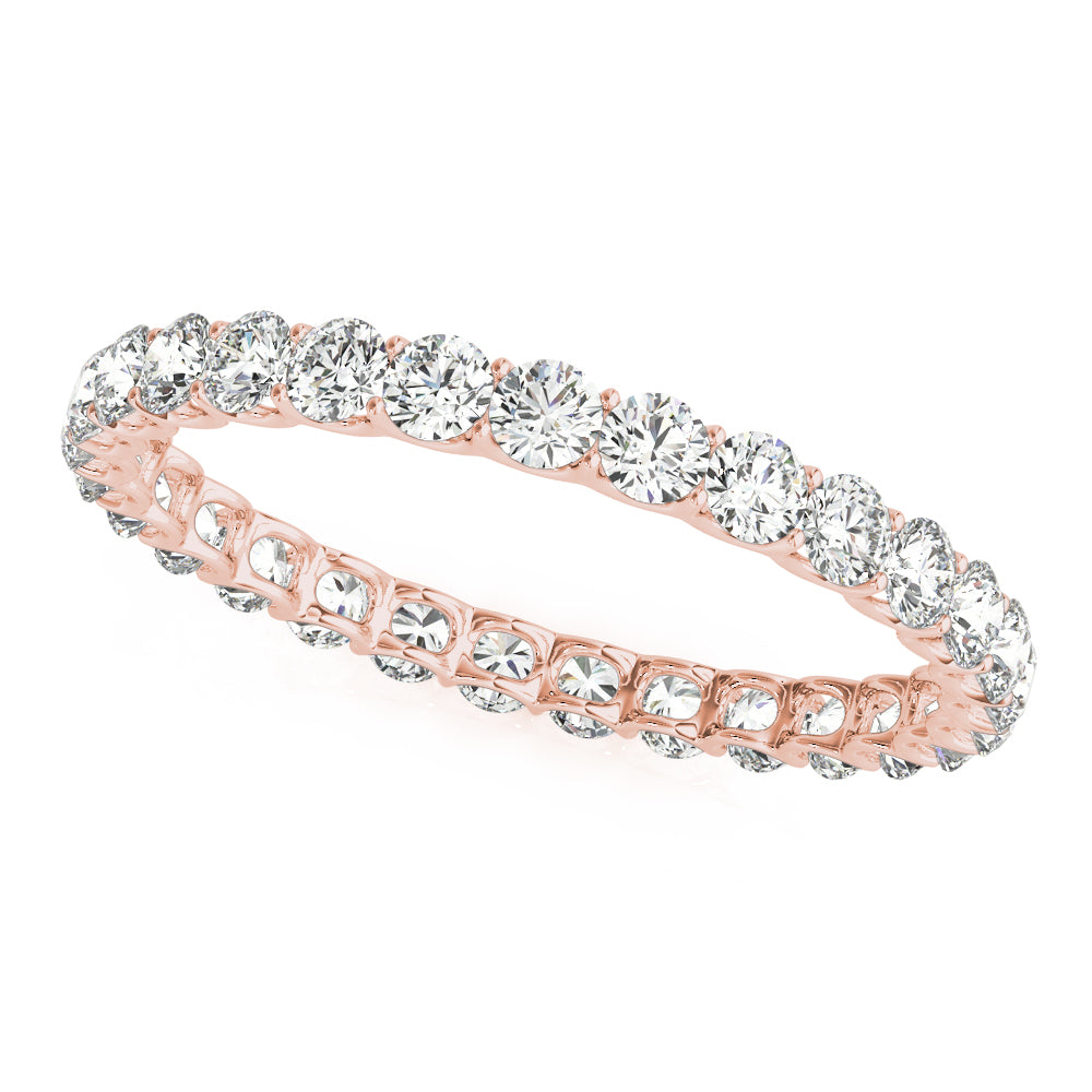 U PRONG ETERNITY WEDDING BAND