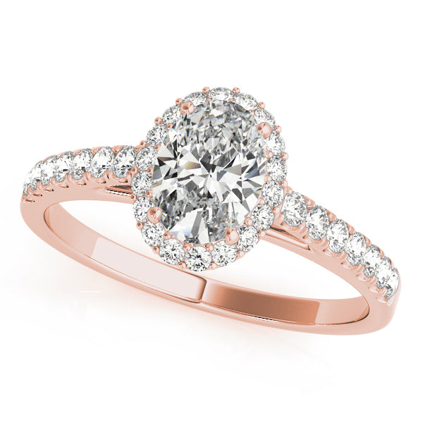 Halo Diamond Engagement Ring