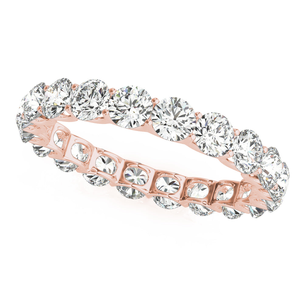 U PRONG ETERNITY WEDDING BAND