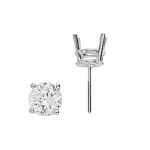 0.1CT 4PR WIRE EARRINGS / .030 Complete per pair.