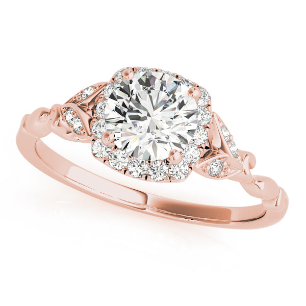 ROUND HALO ENGAGEMENT RING