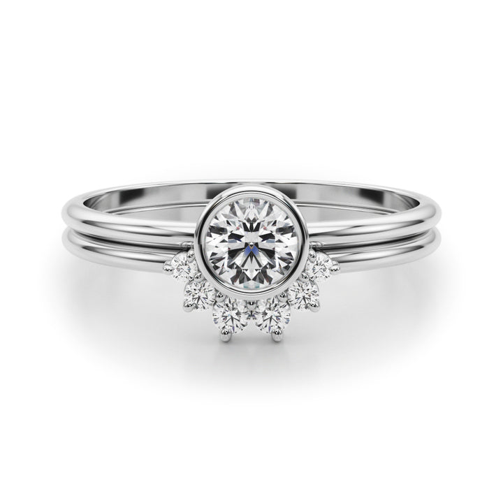 LAB GROWN DIAMOND FASHION RING ROUND