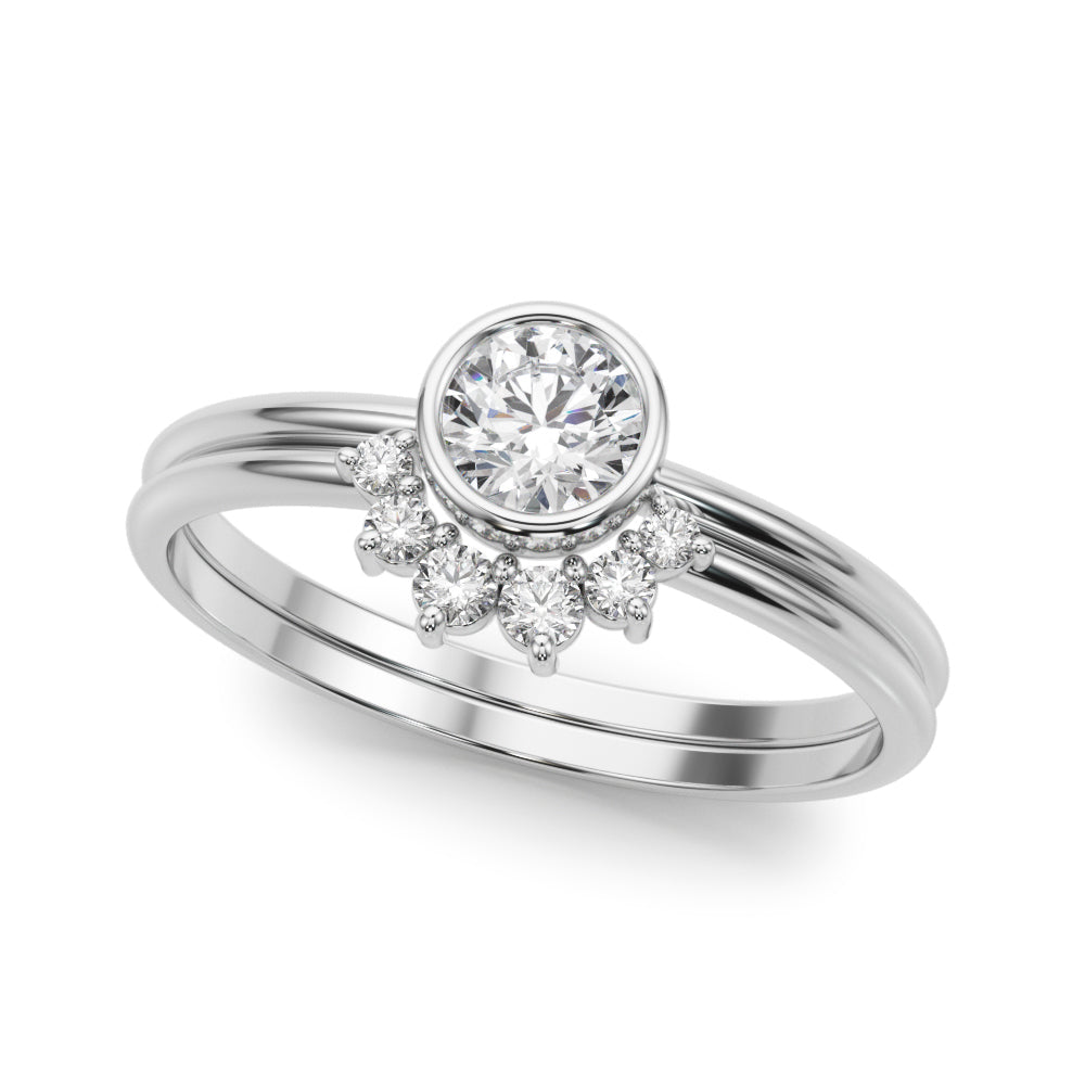 LAB GROWN DIAMOND FASHION RING ROUND