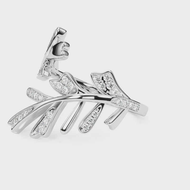 LEAF FASHION RING STYLE # 85061